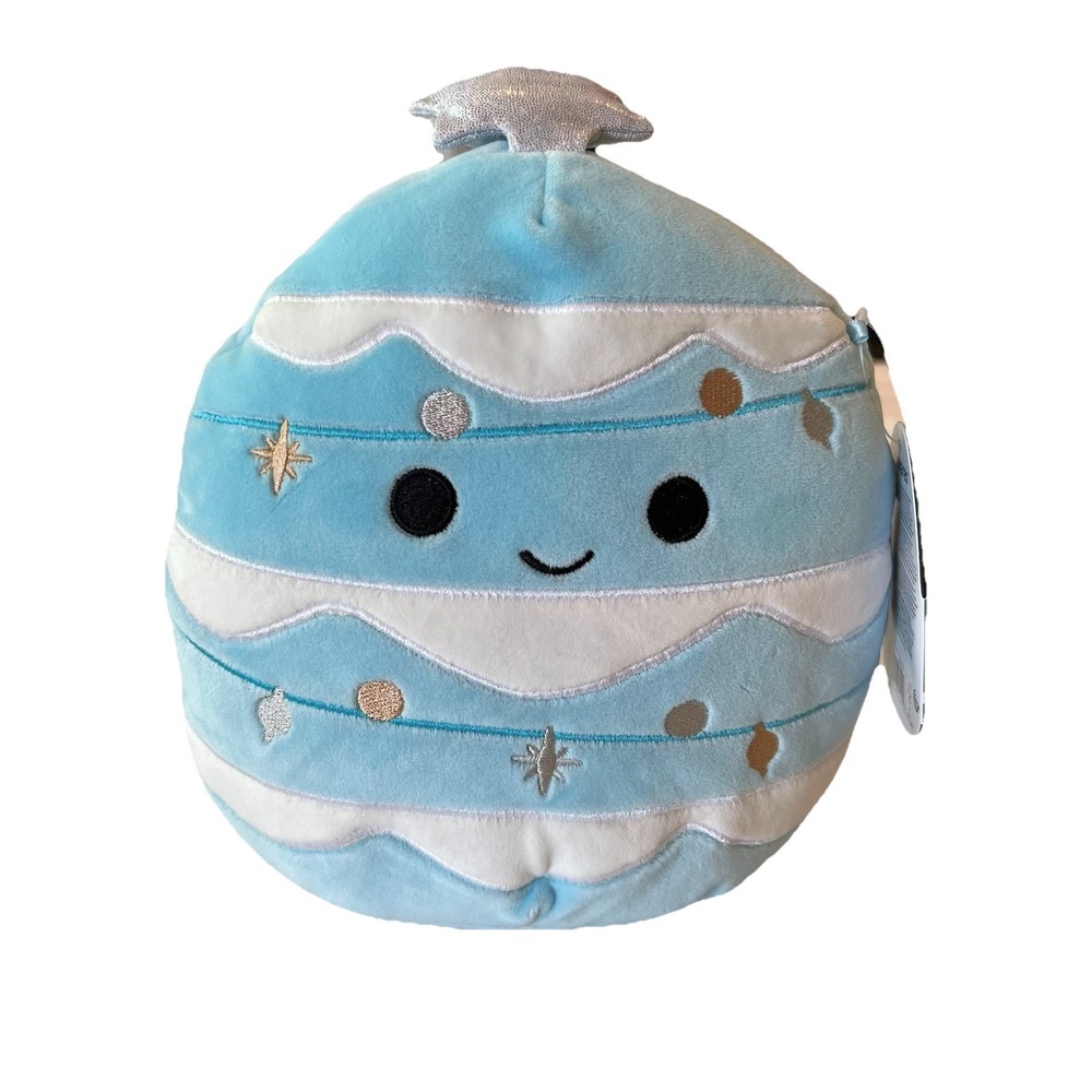 Squishmallows NWT Keiko Plush Toy‎ Blue Christmas Tree, 5"